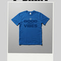 Good Only Vibes Performance Tee - Royal Blue