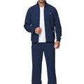 Men'S Tracksuits Sweatsuits for Men Set Track Suits 2 Piece Casual Athletic Jogging Warm up Full Zip Sweat Suits Navy 2XL