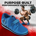 MEGIN Deadlift Shoes - Elevated Heel Gym Footwear for Powerlifting, Weightlifting & Strength Training - Non-Slip Sole Lifting Shoes for Men