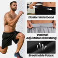 Mens Athletic Shorts with Pockets Quick Dry Workout Shorts Men