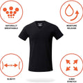 Men Super Soft V Neck | T-Shirt for Men | Breathable, Tagless Performance Cotton Blend | All-Day Wear