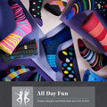 Mio Marino Men'S Dress Socks - Colorful Funky Socks for Men - 12 Pack - Retro Collection - 13-15