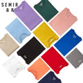 Summer Cotton T Shirts Men 2025 Simple O Neck Stretch Solid New Tops Clothing Casual Tshirt Man Streetwear Cool Tee Shirts