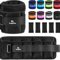 Adjustable Ankle Weights 1-3/4/5/6/8/10/12/15/20 LBS Pair with Removable Weight for Jogging, Gymnastics, Aerobics, Physical Therapy