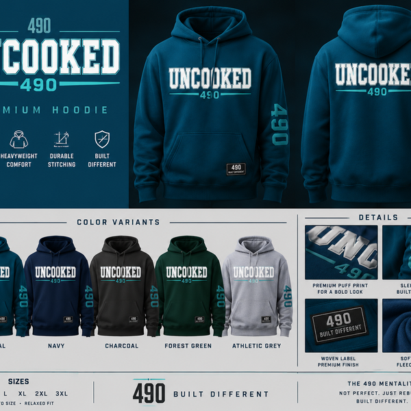 490 Uncooked Premium Hoodie