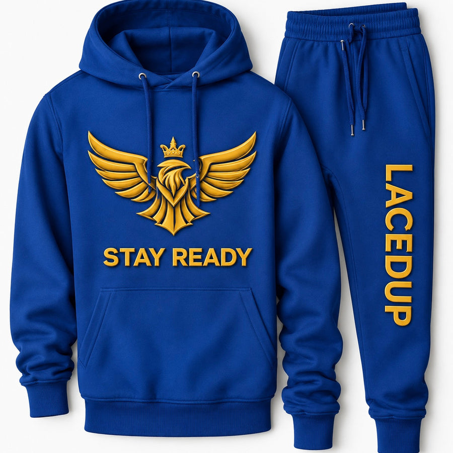 Stay Ready Premium Sweatsuit - Royal Blue