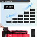 Adjustable Ankle Weights 1-3/4/5/6/8/10/12/15/20 LBS Pair with Removable Weight for Jogging, Gymnastics, Aerobics, Physical Therapy