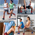 Adjustable Ankle Weights 1-3/4/5/6/8/10/12/15/20 LBS Pair with Removable Weight for Jogging, Gymnastics, Aerobics, Physical Therapy
