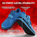 MEGIN Deadlift Shoes - Elevated Heel Gym Footwear for Powerlifting, Weightlifting & Strength Training - Non-Slip Sole Lifting Shoes for Men