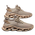 Men Sports Running Black Jogging Shoes Casual Sneakers Brown Outdoor Breathable Mesh Women Light Shock-Absorption Black Tennis