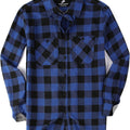 Mens Button down Regular Fit Long Sleeve Casual Flannel Shirts