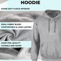 Cross Hoodie Men Christian USA Flag Faith Patriotic Pullover