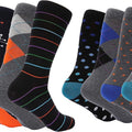 Mio Marino Men'S Dress Socks - Colorful Funky Socks for Men - 12 Pack - Retro Collection - 13-15